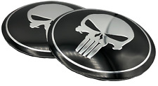 2 Pack 65mm 2.55 Punisher Sticker Decal Emblem 2 Pack