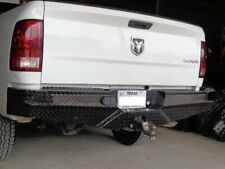 New Ranch Style Rear Diamond Plate Bumper 10 - 19 Dodge Ram 2500 3500 4201
