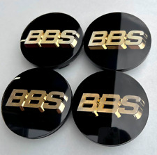 New Black And Gold Bbs Rs Center Caps Blacksilver Set Of 4 36112225190