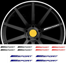 4pc Wheels Rims Sport Racing Decal Stripes Stickers Emblem Race Car Suv Truck