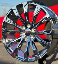 26 Inch Chrome Wheels Tires Fit Yukon Silverado Tahoe Fr203 Escalade Sierra Xl