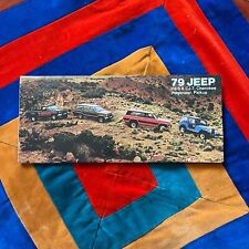 1979 Jeep Full Line Small Sales Brochure Ad Cj-5 Cherokee Wagoneer Pickup