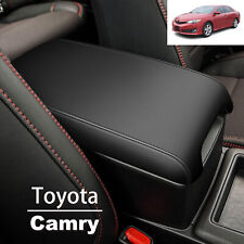 For Toyota Camry 2012-2017 Car Central Storage Lid Armrest Cover Pu Leather Pad