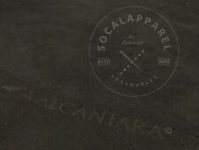 Alcantara Deep Black Genuine Italy 1 Square Foot 12 X 12 With Backing