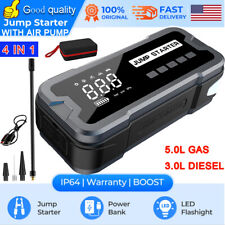 Power Bank Jump Starter With Air Compressor 4000a Battery Charger Emergency
