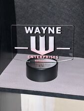 3d Led Batman Wayne Enterprise Logo Lamp Light Illusion Table Desk Lamp 8 Color