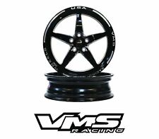 Vms Racing V-star 18x5 Front Drag Race Rims Wheels Pair For 16 Chevy Camaro