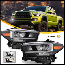Pair Headlights Assembly Led Drl Headlamps Fit 2020 2021 2022 2023 Toyota Tacoma