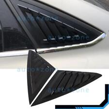 For Ford Focus Sedan 2012-2018 Matte Black Side Window Louver Shutter Cover Trim