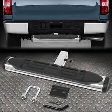 For 2 Receiver Rear Bumper Trailer Towing Hitch Step Bar 26 W X 4 Od Chrome