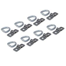 8-pack 38 Steel D Rings Clips Tie Down Trailer Truck Chain Anchor Bolt On
