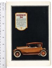 Marmon 23 Roadster 1918 Auto Car Ad Two Door