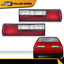 Taillights Taillamps Rear Brake Lights Leftright Pair Fit For 87-93 Mustang Lx