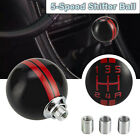Black Red Gear Shift Knob 5 Speed Fits Fitsd Mustang Cobra Manual Shifter Ball