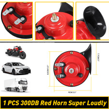 Super Loud Sound 300db Red Electric Horn For Car Truck Boat Motorcycle Fashion