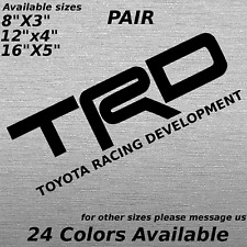 Trd Toyota Racing Development Decals Sticker Set Bed Sides Tacoma Tundra