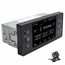 Single Din 5in Touch Screen Car Stereo Radio Mp5 Player Bt Aux Head Unit Camera