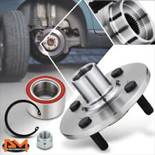 For 94-02 Saturn Sc Sl Sw Front Wheel Hub Bearing C-clip Axle Nut Assembly Kit