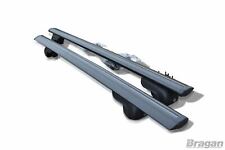 Integrated Roof Rack Rails Locking Cross Bars For Audi Q7 2006 - 2015 Black