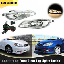 Fit 2005-2008 Toyota Corolla 2002-2004 Camry Clear Lens Fog Light Lamp W Wiring