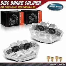 2x Front Left Right Brake Caliper For Chevy Chevelle 67-68 Buick Olds 4-piston
