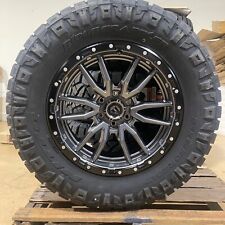 4 20x9 Fuel D680 Rebel Gray Wheels 35 Nitto At Tires 6x135 Ford F150 Raptor Tpms