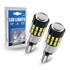 T10 Led License Plate Light Bulbs 6000k Bright White 168 2825 194 Canbus Lamps