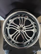 For Harley Dna Tenzo Chrome Cnc Billet Aluminum Alloy Wide Wheel 18 X 8.5