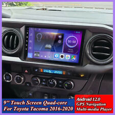9 Touch Screen Android Stereo Radio Player Gps Wifi For Toyota Tacoma 2016-2020
