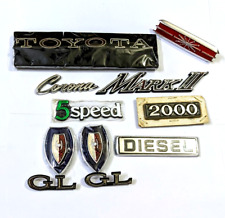 Toyota Mark Ii Emblem Set 11 Piece In Metal