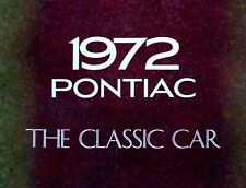 1972 Pontiac Full Sized Lineup Factory Film - Cd Mp4 Or Dvd Format