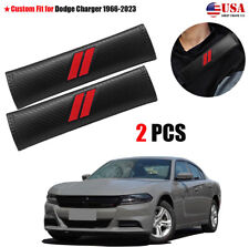 2x For Dodge Charger Car Seat Belt Cover Safety Shoulder Strap Cushion Pad L8