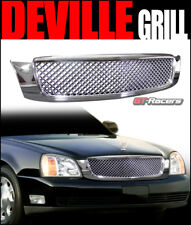 For 2000-2005 Cadillac Deville Chrome Honeycomb Mesh Front Hood Bumper Grille