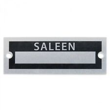 Saleen Dataplate Serial Number Id Tag Shelby Mustang Gt350 Svt Cobra Coyote Swap