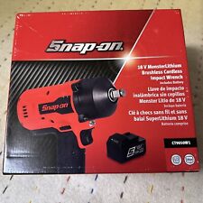 New Snap-on Lithium Ion Ct9050w1 18v Cordless 12 Impact Wrenchgun Wbattery