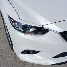 Mv-tuning Front Eyelids Eyebrows Headlight Cover Var 1 For Mazda 6 2012-2017