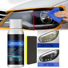 Car Headlight Lens Restoration Repair Kit Fluid Polishing Cleaner Cleaning Agent