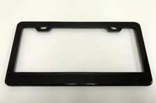 1x Handmade Real Carbon Fiber License Plate Frame Tag Cover 3k Twill For Porsche