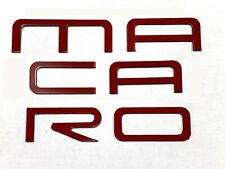 Dkm Front Letters Inserts White For Camaro 1992-2002 Not Decals