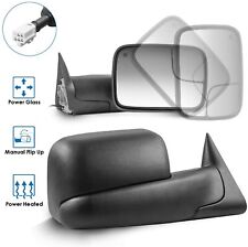 Driverpassenger Power Heated Tow Mirrors For 98-01 Dodge Ram 150025003500