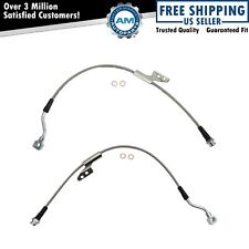 Stainless Steel Front Brake Hose Fits 1988-2000 Chevrolet 1988-1999 Gmc