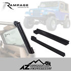 Rampage Windshield Uprights Fits 1987-1995 Jeep Wrangler Yj 69998 Black