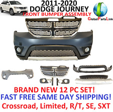 2011 - 2019 Dodge Journey Front Bumper Cover Assembly Complete With Grill Fogs
