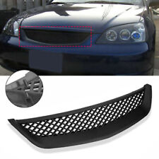 Fits 2001-2003 Honda Civic Coupe Sedan Tr Abs Front Mesh Hood Grill Grille