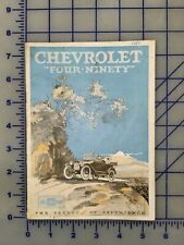 1917 Chevrolet 490 Four Ninety Brochure Original 16pg