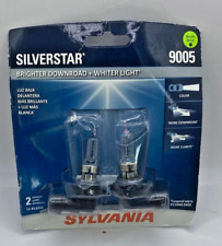 Sylvania Silverstar 9005 Pair Set High Performance Headlight 2 Bulbs