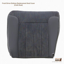 1994 1995 1996 Doge Ram 2500 Slt Driver Bottom Cloth Seat Cover Gray Piping