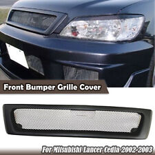 For Mitsubishi Lancer Cedia 2002-03 Front Bumper Grille Grill Cover Matte Black