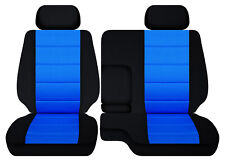 Two Tone Seat Covers Fits 1989 To 1994 Toyota Pickup 6040 Bench With Armrest