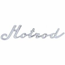Chrome Hotrod Emblem Script Universal Fit Show Car Street Rat Rod